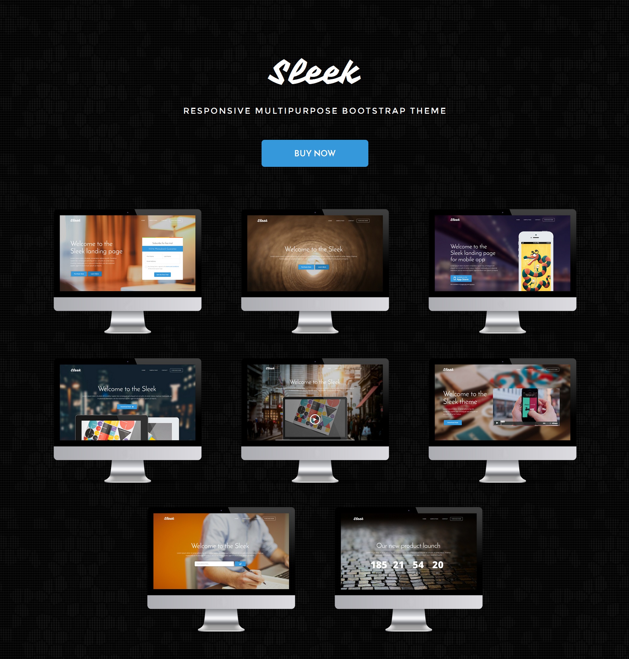CSS3 Bootstrap OnePage Theme