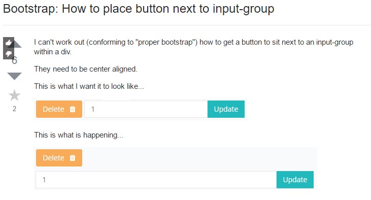 How to  set button  upon input-group
